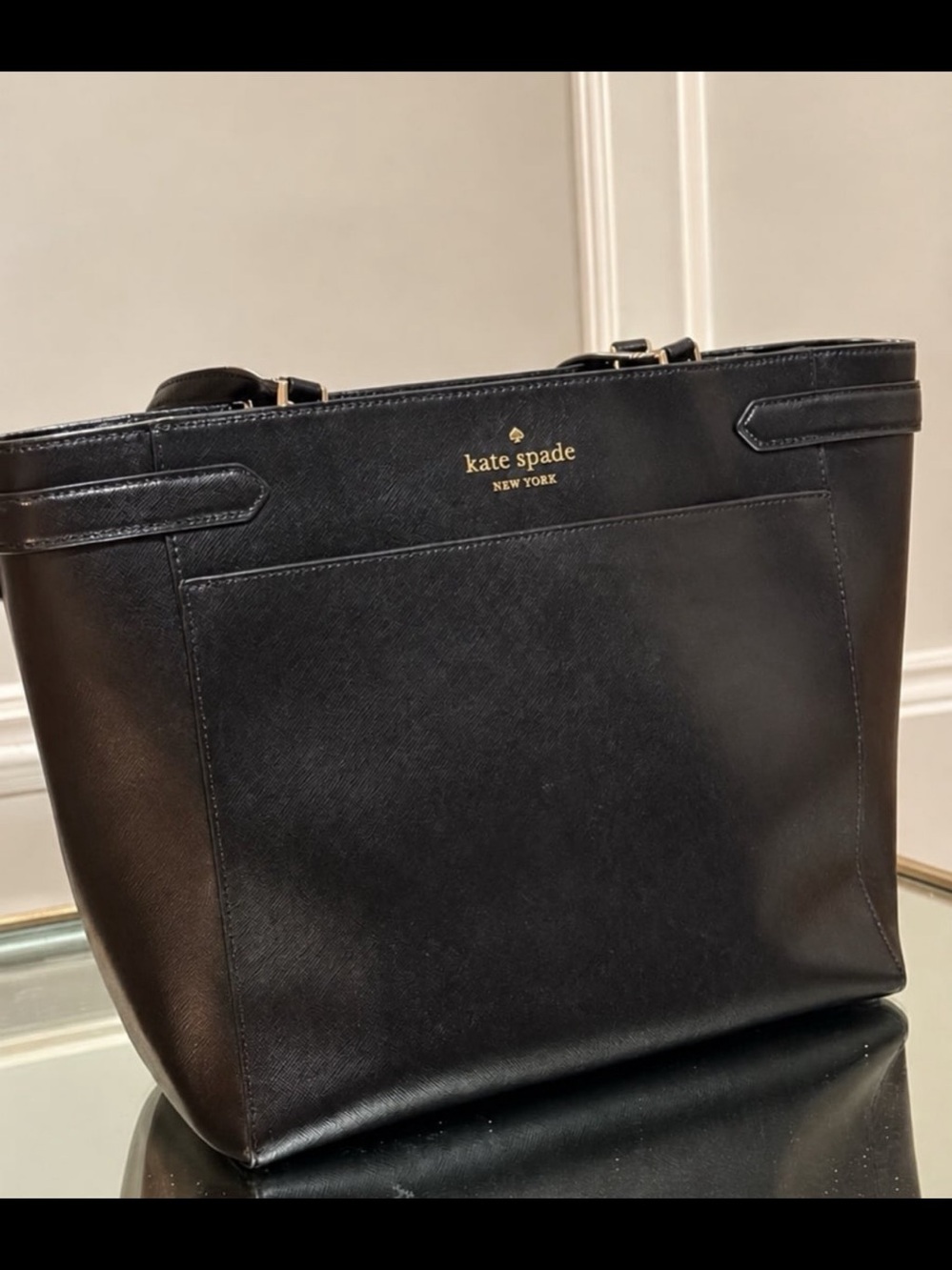 Kate Spade Black Tote Like New